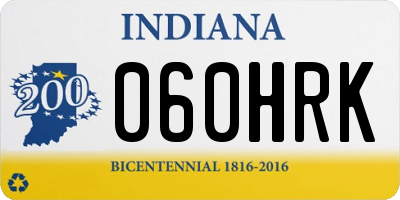 IN license plate 060HRK