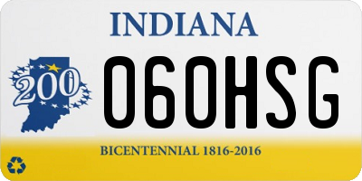 IN license plate 060HSG