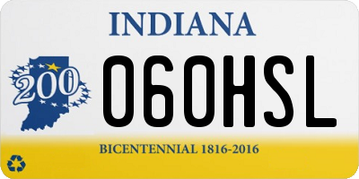 IN license plate 060HSL