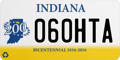 IN license plate 060HTA