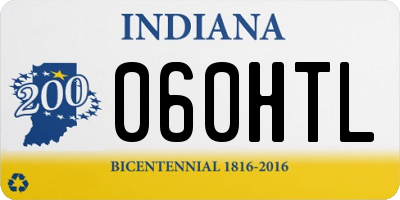 IN license plate 060HTL