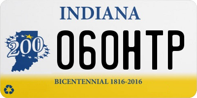 IN license plate 060HTP