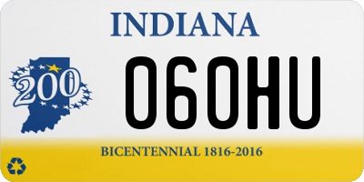 IN license plate 060HU