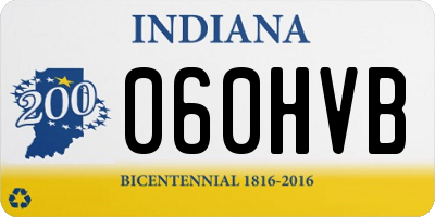 IN license plate 060HVB
