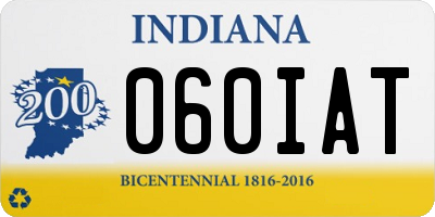 IN license plate 060IAT