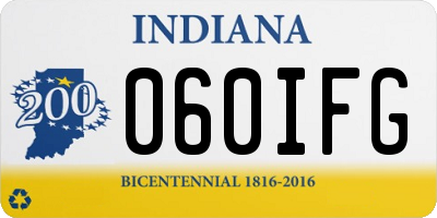 IN license plate 060IFG