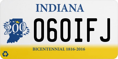 IN license plate 060IFJ