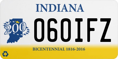 IN license plate 060IFZ