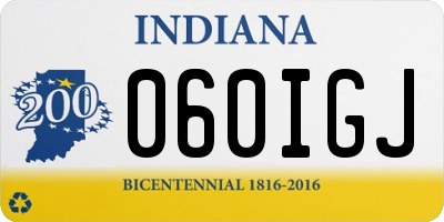 IN license plate 060IGJ