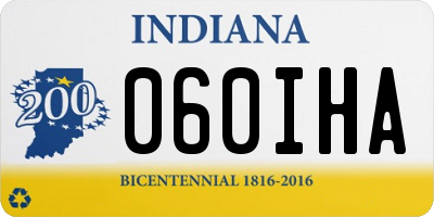 IN license plate 060IHA