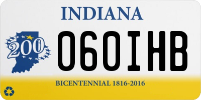 IN license plate 060IHB