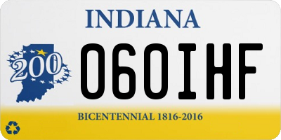 IN license plate 060IHF