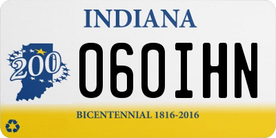 IN license plate 060IHN