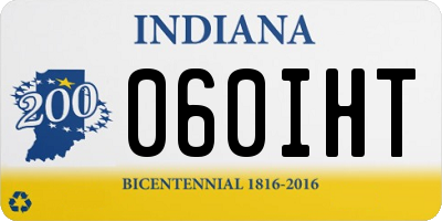 IN license plate 060IHT