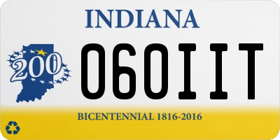IN license plate 060IIT