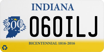 IN license plate 060ILJ