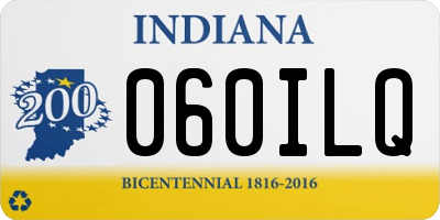 IN license plate 060ILQ