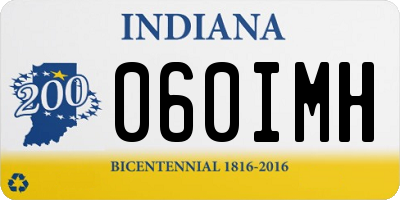 IN license plate 060IMH