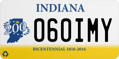 IN license plate 060IMY