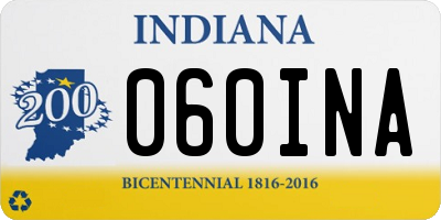 IN license plate 060INA