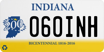 IN license plate 060INH