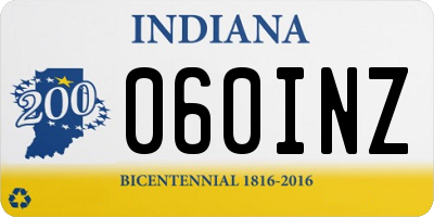 IN license plate 060INZ