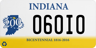 IN license plate 060IO