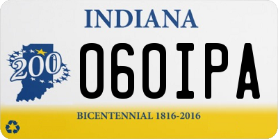 IN license plate 060IPA