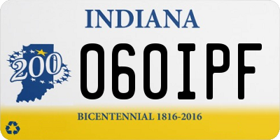 IN license plate 060IPF