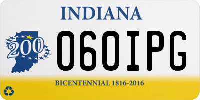 IN license plate 060IPG