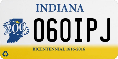 IN license plate 060IPJ