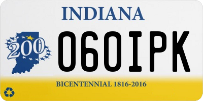 IN license plate 060IPK