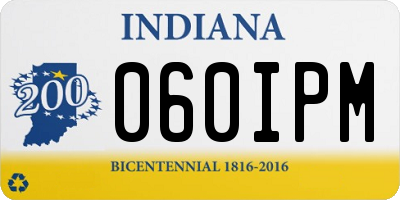 IN license plate 060IPM