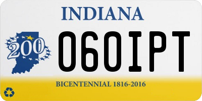 IN license plate 060IPT