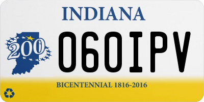 IN license plate 060IPV