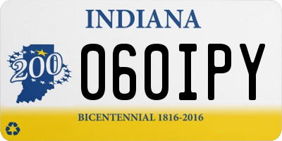IN license plate 060IPY
