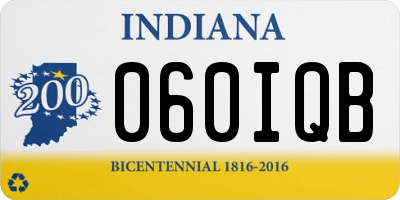IN license plate 060IQB