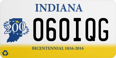 IN license plate 060IQG