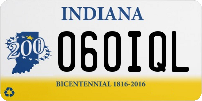 IN license plate 060IQL
