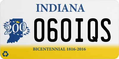 IN license plate 060IQS