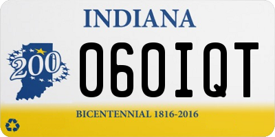 IN license plate 060IQT
