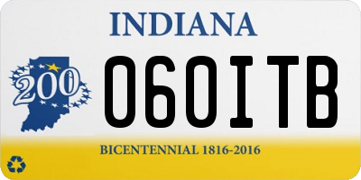 IN license plate 060ITB