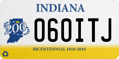 IN license plate 060ITJ