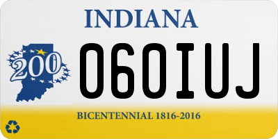 IN license plate 060IUJ
