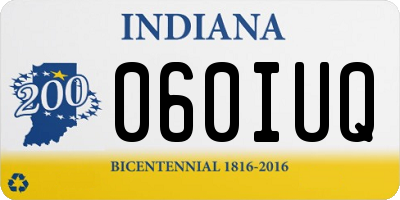 IN license plate 060IUQ