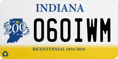 IN license plate 060IWM