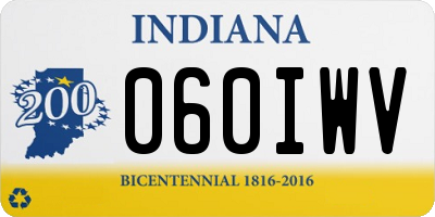 IN license plate 060IWV