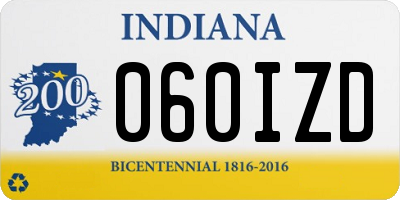 IN license plate 060IZD