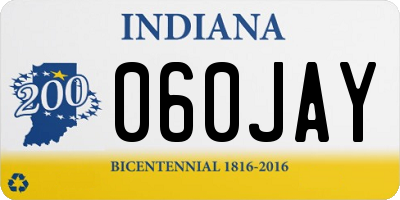 IN license plate 060JAY