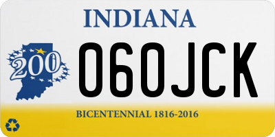 IN license plate 060JCK